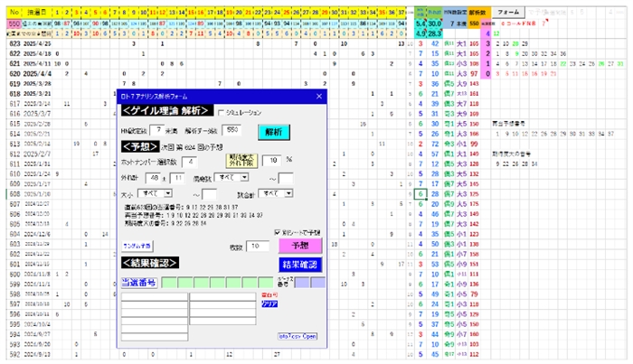 オールロトアナリシス/ロト7アナリシス
